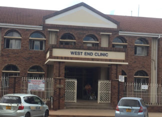 Coronavirus incident at West End Clinic.