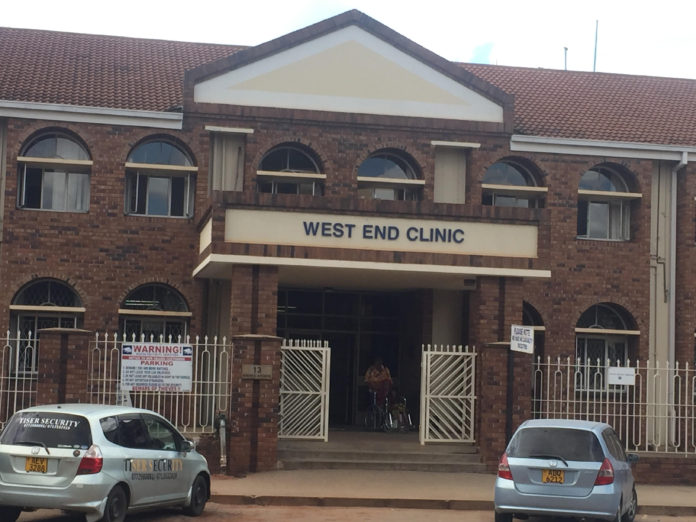 Coronavirus incident at West End Clinic.
