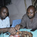 Crispy and tasty pork attracts different customers