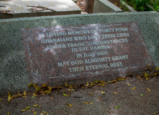 Gambia massacre victims tomb