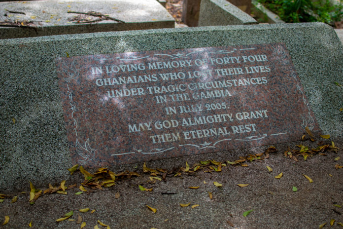 Gambia massacre victims tomb