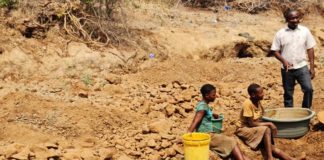 Children who are engaged in mining activities in illegal mining areas in Zimbabwe