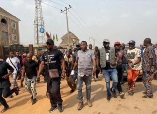 Sunday Igboho leads pro-Oduduwa agitators