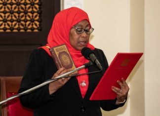 Tanzania Vice President turned President Samia Suluhu Hassan