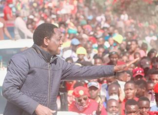 Opposition leader contesting the presidency for a record sixth time