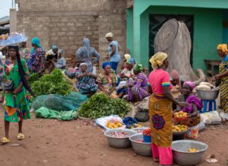 Walewale Market in the North East Region of Ghana