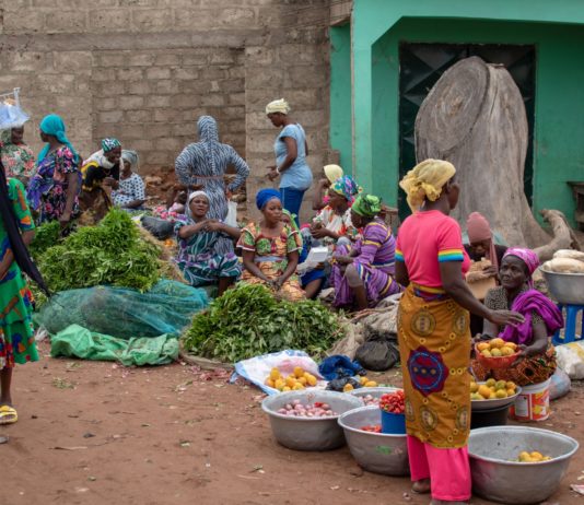 Walewale Market in the North East Region of Ghana