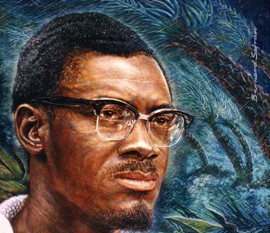 Patrice Èmery Lumumba painting