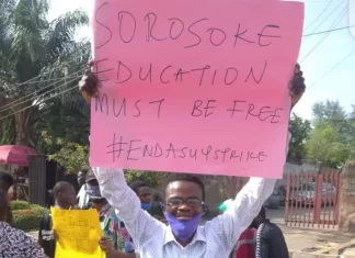 ASUU Strike Student Demonstrations in Nigeria