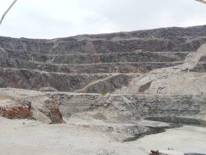 Open pit mine in the Dâures constituency of central Namibia.